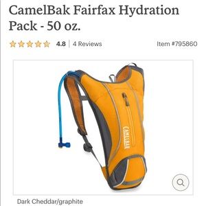Camelback Fairfax 1.5 liter capacity Hydropak in Dark Cheddar